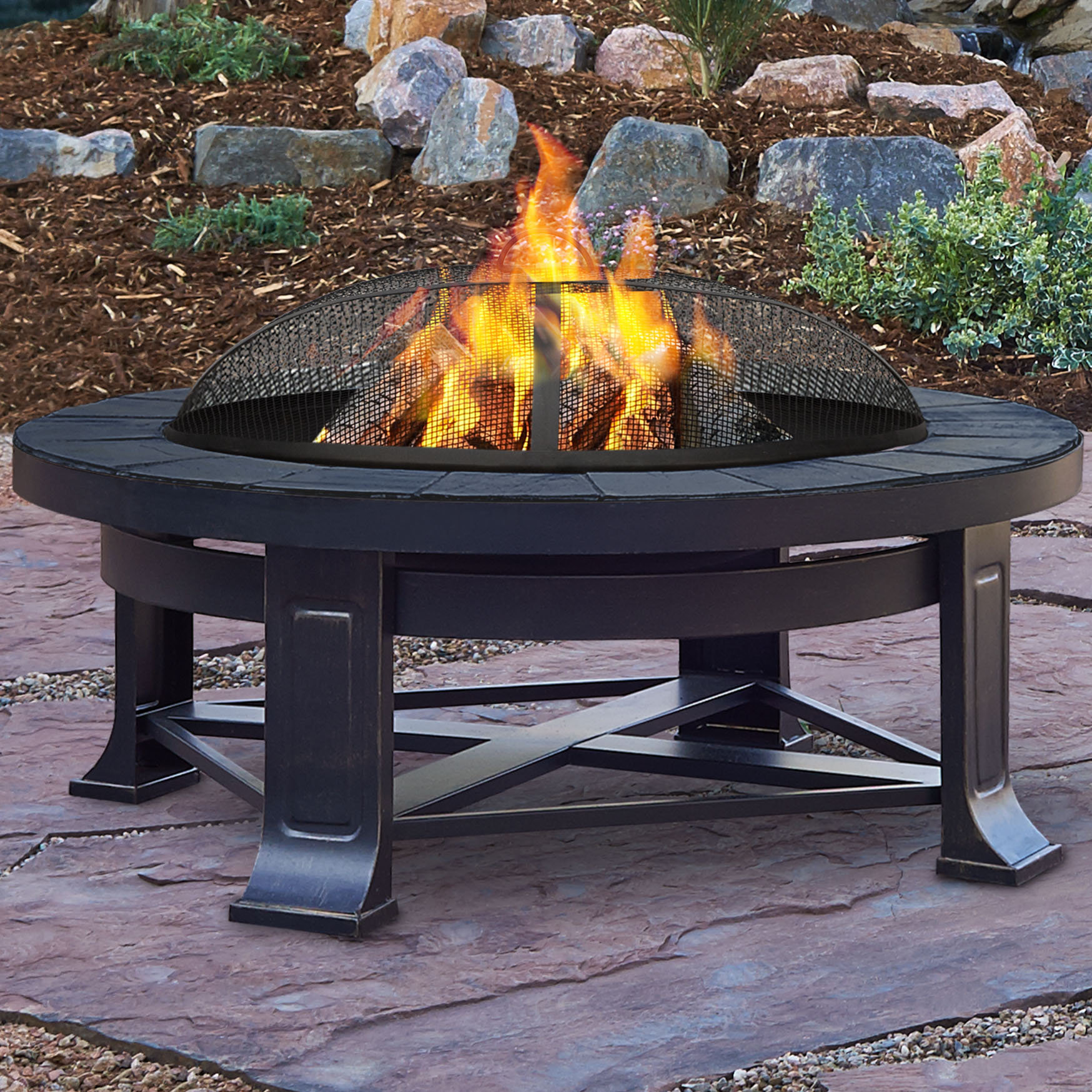 Real Flame Steel Wood Burning Fire pit & Reviews Wayfair.ca